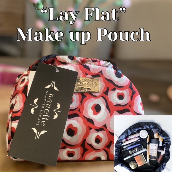 Nanette Lepore Accessories - “Lay Flat” Make Up Pouch Nanette Lepore Floral NWT